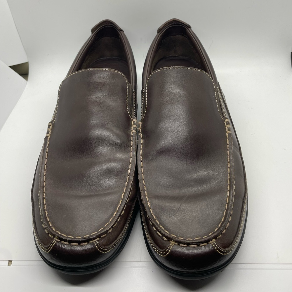 New No Box Cole Hahn Tucker Venetian Men size 11.5 M Casual Coffee Brown - Picture 6 of 7